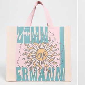 nwt Zimmermann Multicolor Jacquard Tote love artwork sold out